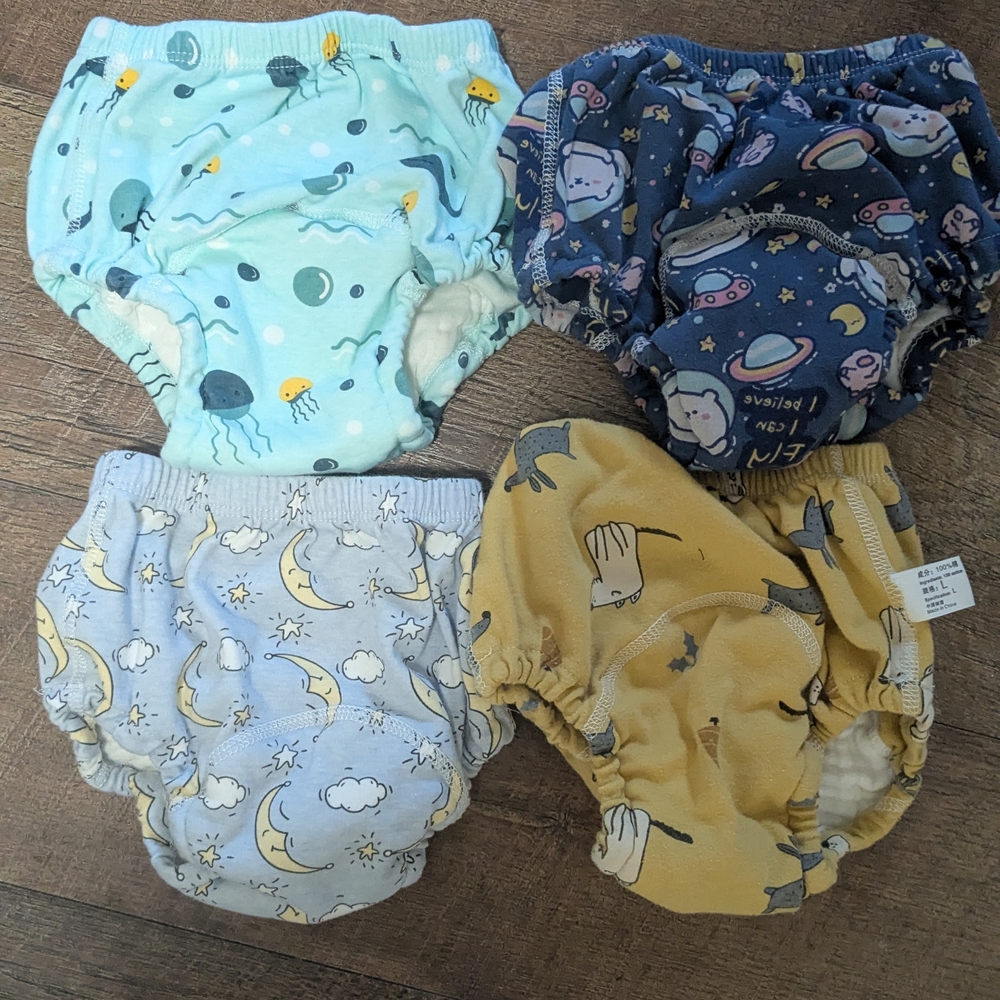 Kids Space and Animal Print Diaper Covers